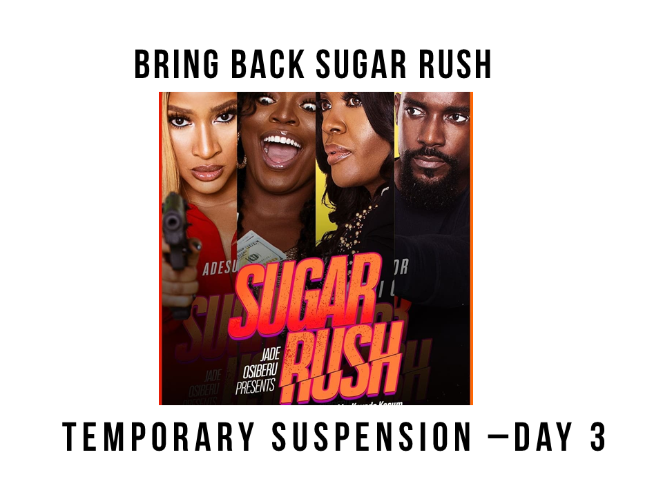 SRS 1 - Blockbuster Movie, Sugar Rush Suspended Temporarily - Reactions!