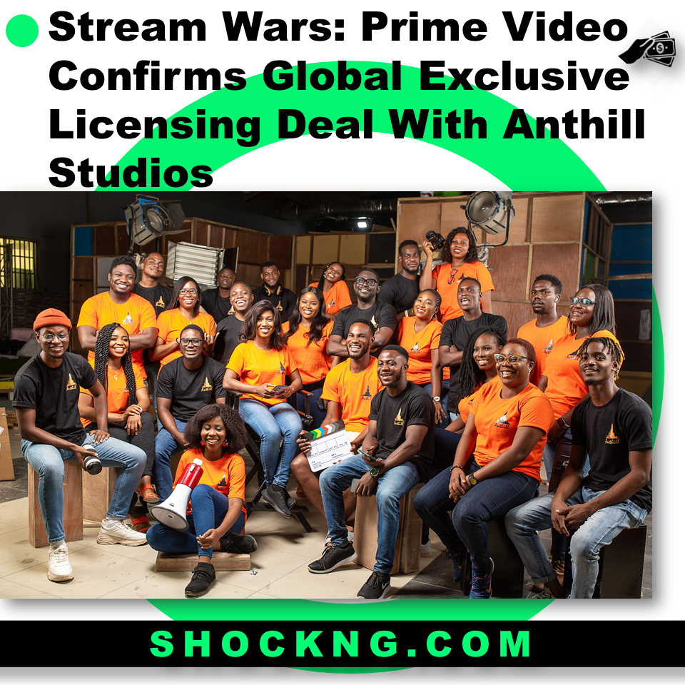 Amazon Prime Video the global streaming service has closed a multi year licensing agreement with Anthill Studios an acclaimed production studio in Nigeria - Stream Wars: Prime Video Confirms Global Exclusive Licensing Deal With Anthill Studios
