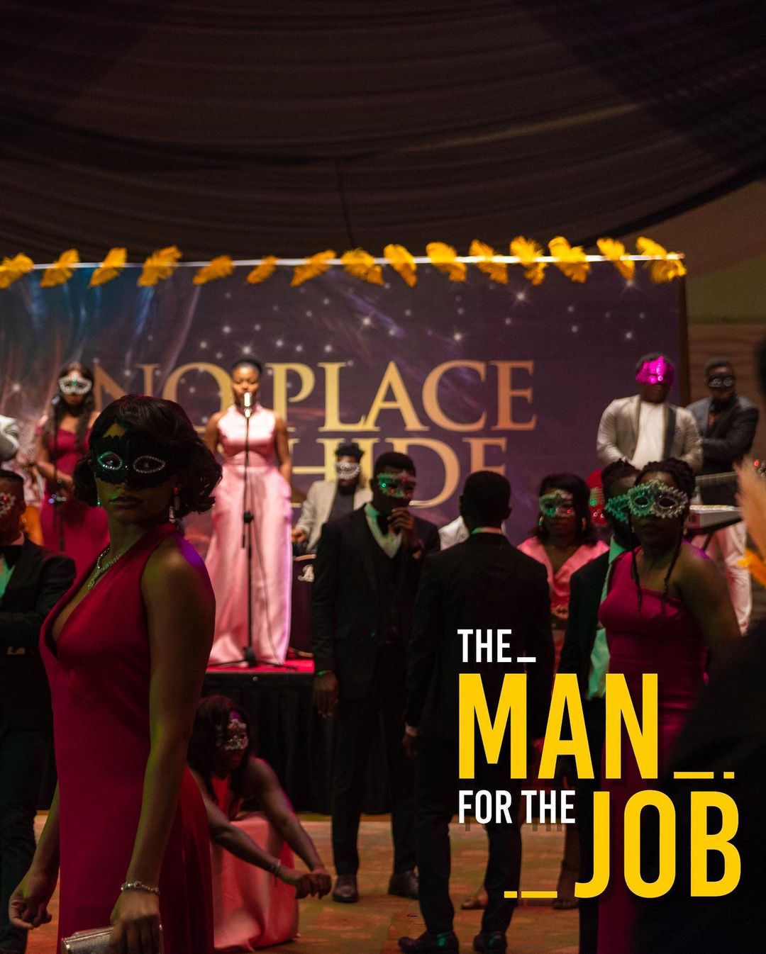 Temi Otedola in the man for the job expensive scene - Inside The Most Expensive Scene in "The Man For The Job" Movie
