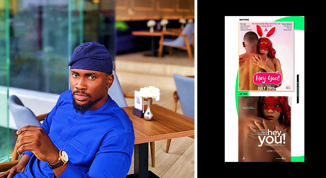 How Tomi Wale redesigned Hey You Movie Posters that went viral 1 - How Tomi Wale Made “Hey You” Movie Posters Go Viral After a Visual Redesign