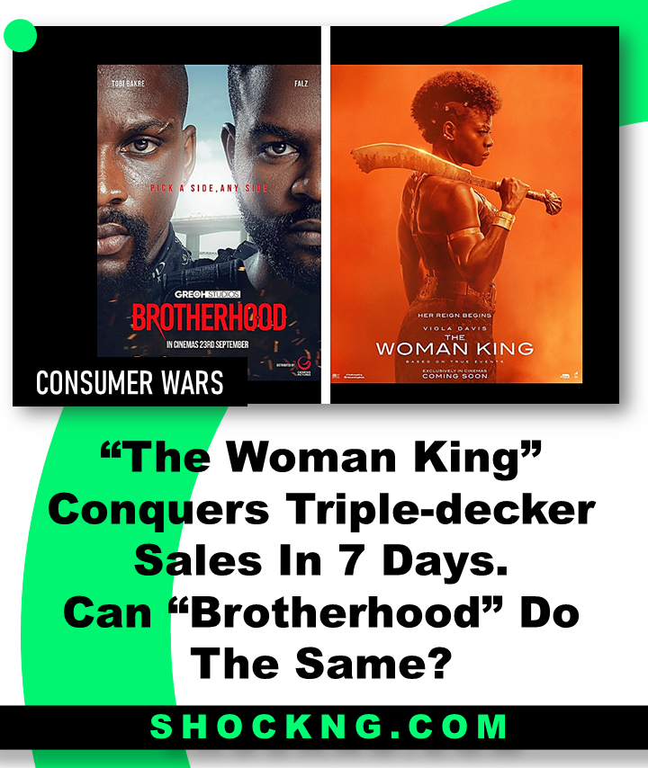 Brotherhood box office sales - “The Woman King” conquers triple-decker sales in 7 days. Can “Brotherhood” do the same?