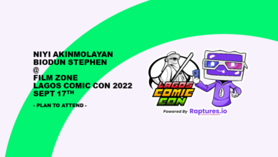 Niyi x Biodun stephen Lagos comic con 390x220 - Lagos Comic Con 2022: Niyi Akinmolayan, Biodun Stephen Set To Speak