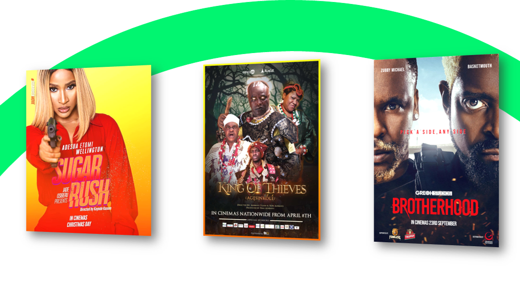 Nigerian box office hits sugar rush King of Theives Brotherhood - Data Insights From 3 Nollywood Box Office Hits You Should Have Seen On The Big Screen