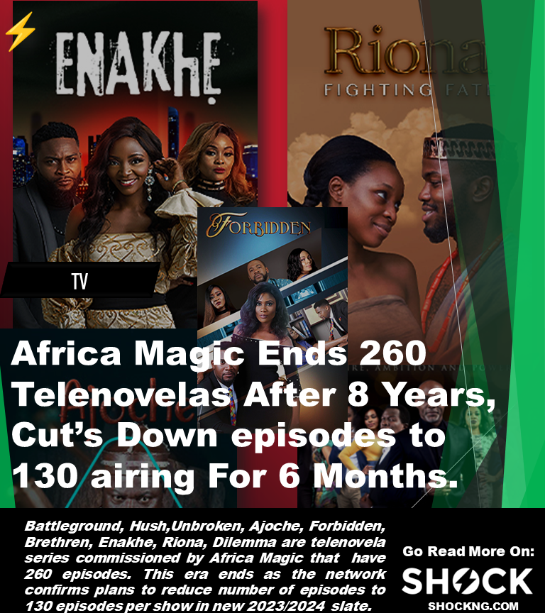 Africa Magic Ends 260 Telenovelas After 8 Years Cuts Down episodes to 130 airing For 6 Months - Africa Magic Ends 260 Telenovelas, Cut’s Down episodes to 130 airing For 6 Months