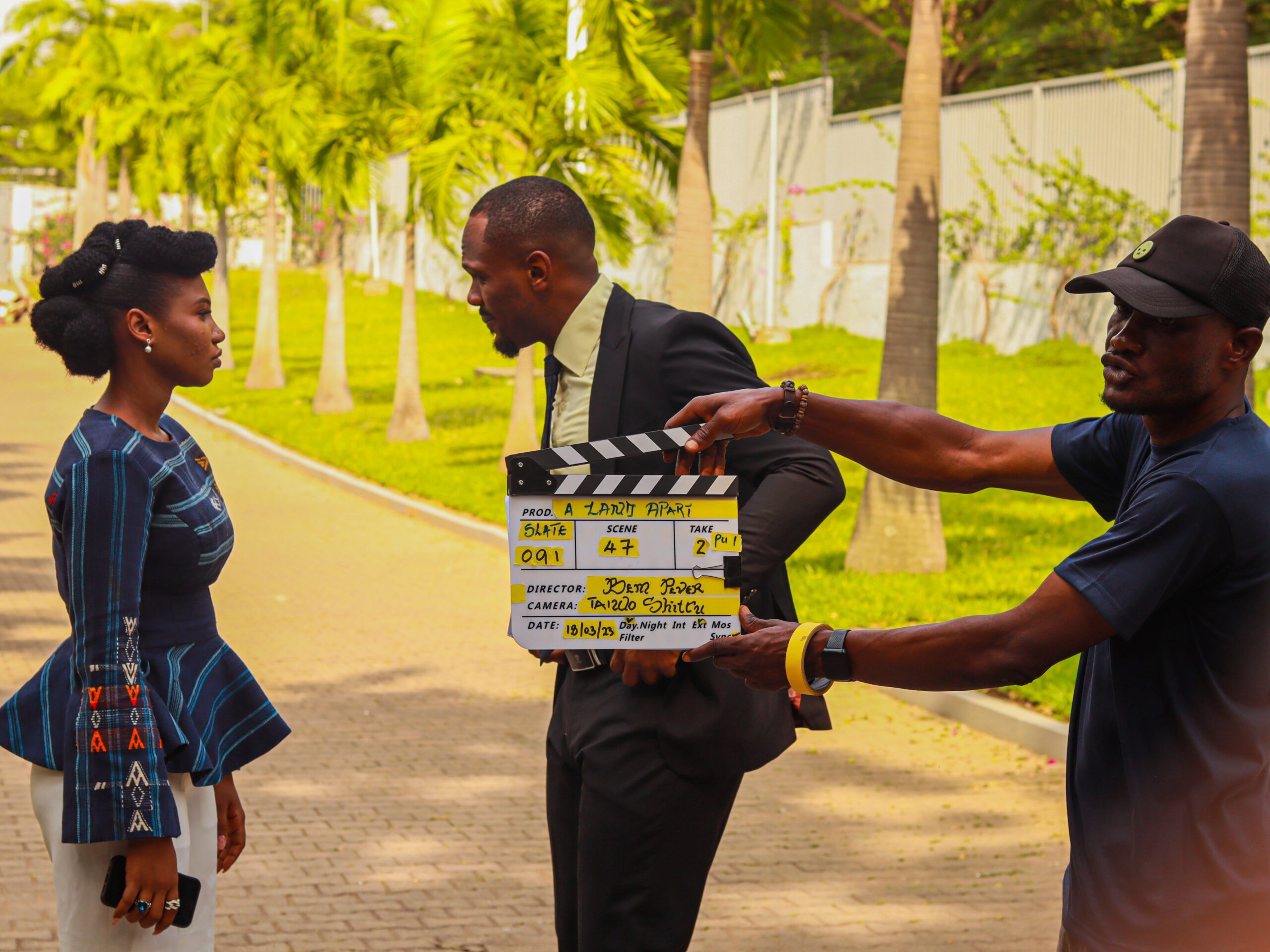 IMG 9273 scaled - Alt History Drama "A Land Apart" Directed By Bem Pever Begins Principal Photography in Abuja