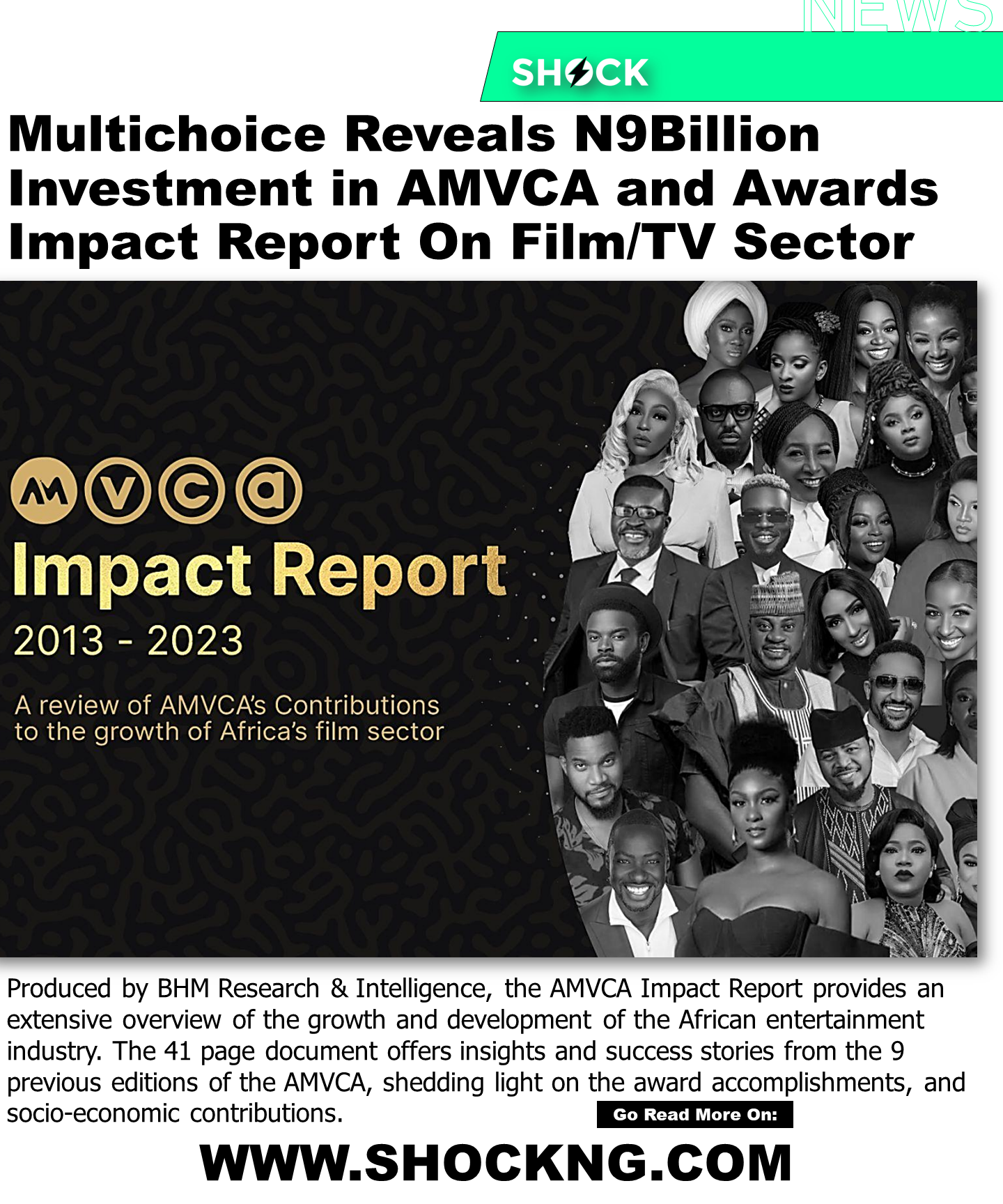 AMVCA nominess 2013 2023 - Multichoice Reveals N9Billion Investment in AMVCA and Awards Impact Report On Film/TV Sector