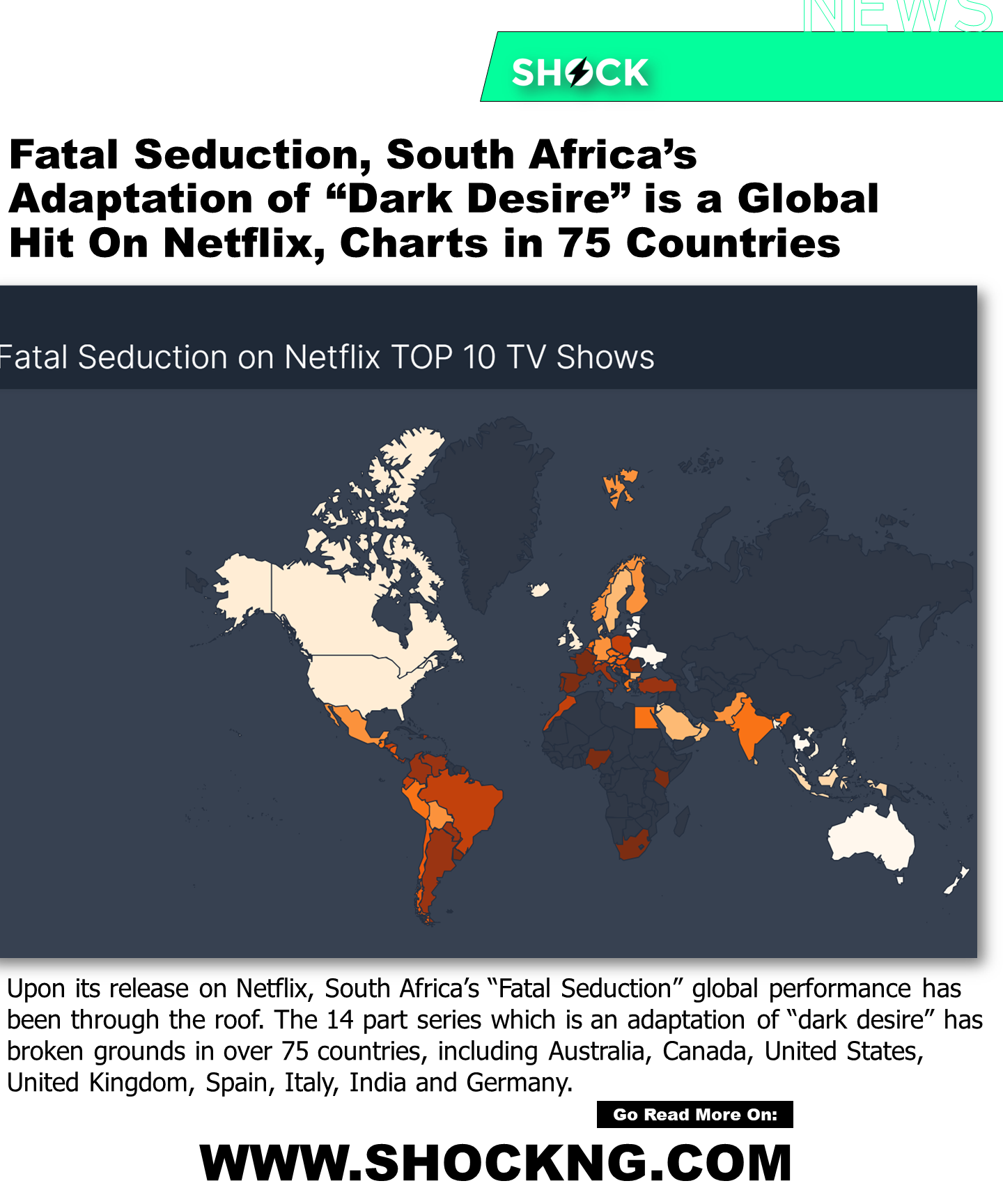 Fatal seduction netflix data - South Africa’s Fatal Seduction Tops Netflix Global Chart For 3 Consecutive Weeks
