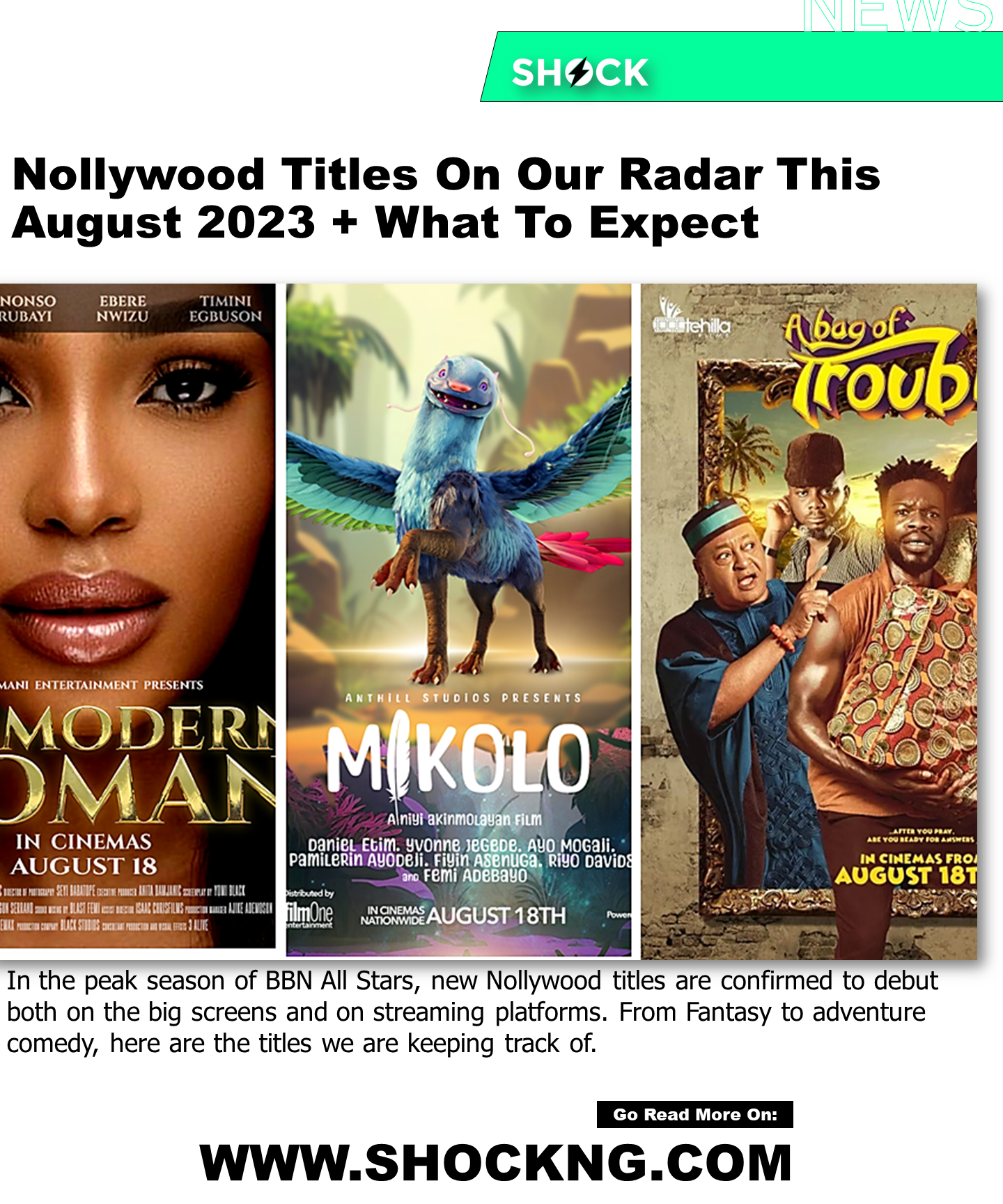 Nigerian movies in August 2023 - Exciting Nollywood Titles on Our Radar This August 2023