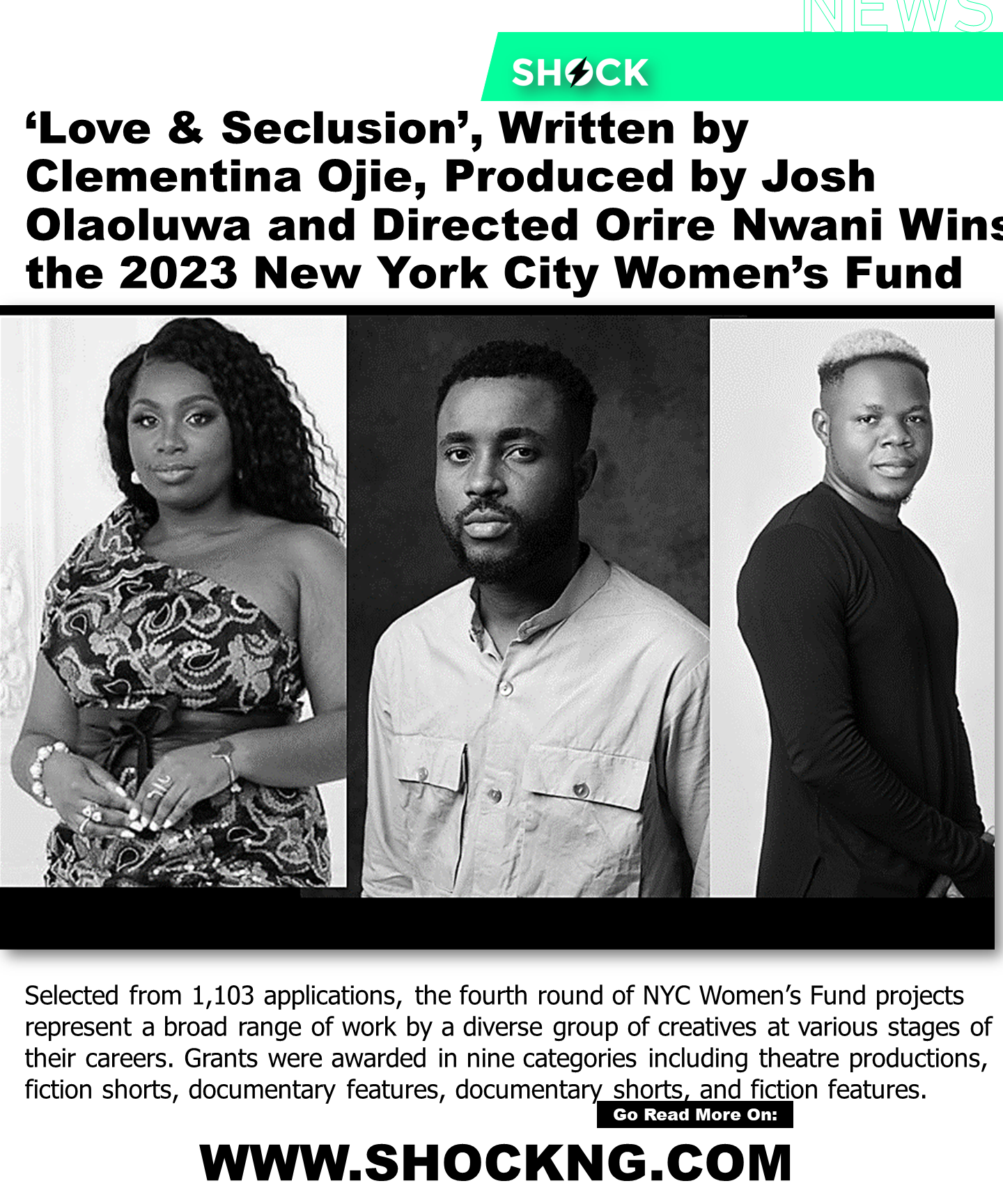 love and seclusion 1 - ‘Love & Seclusion’ Wins the 2023 New York City Women’s Fund