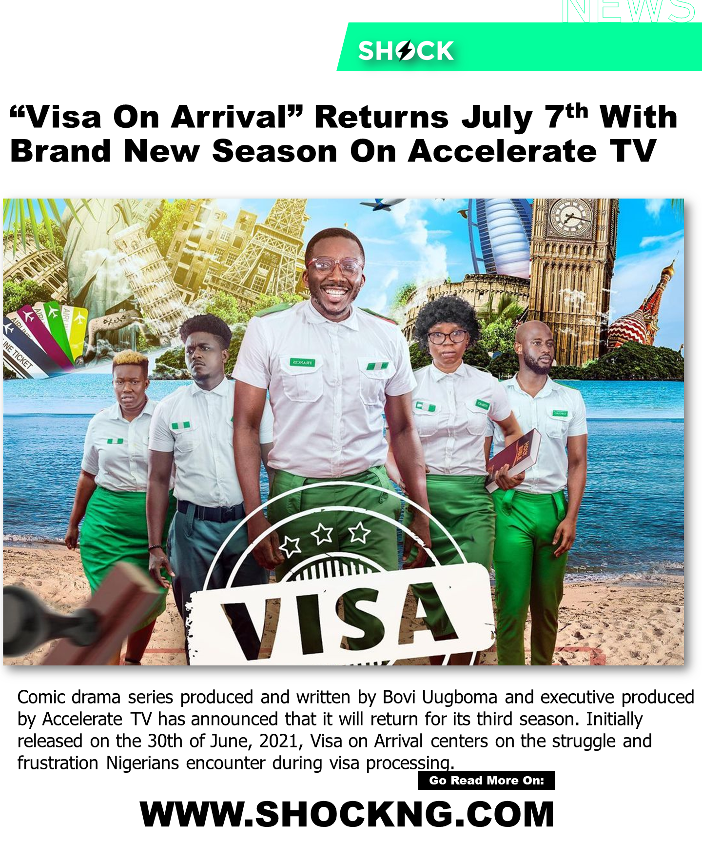 visa on arrival - Visa on Arrival Renewed For Season 3