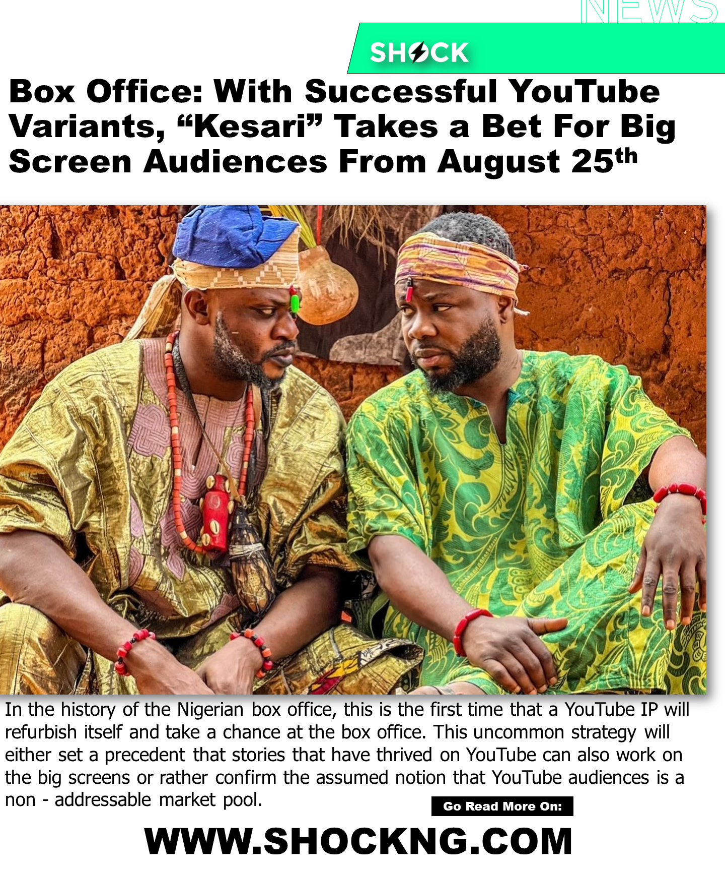 Kesari box office Nigerian movie - With Successful YouTube Variants, “Kesari” Takes a Bet On The Big Screen