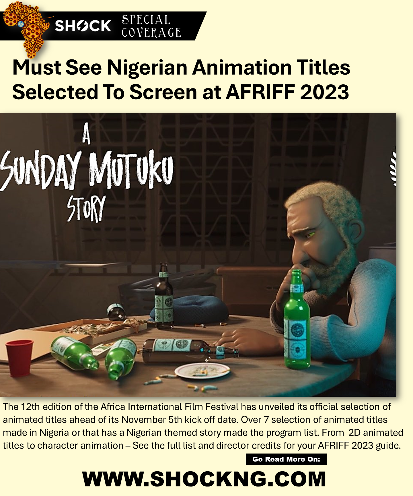 AFRIFF 2023 animation - Full List of Animation Titles Selected To Screen at AFRIFF 2023
