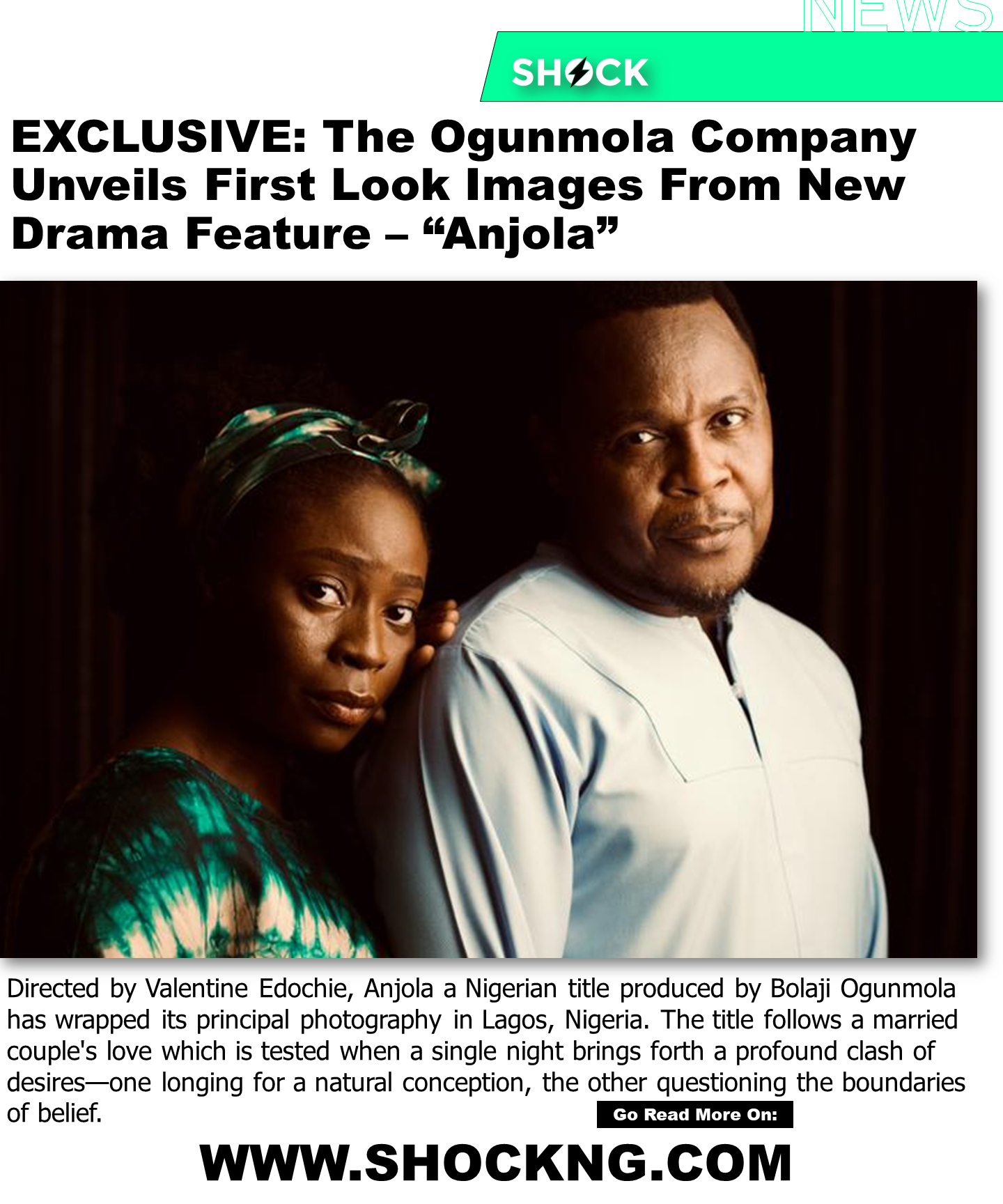 Anjola New - The Ogunmola Company Unveils First Look Images From New Drama Feature – “Anjola” (Exclusive)