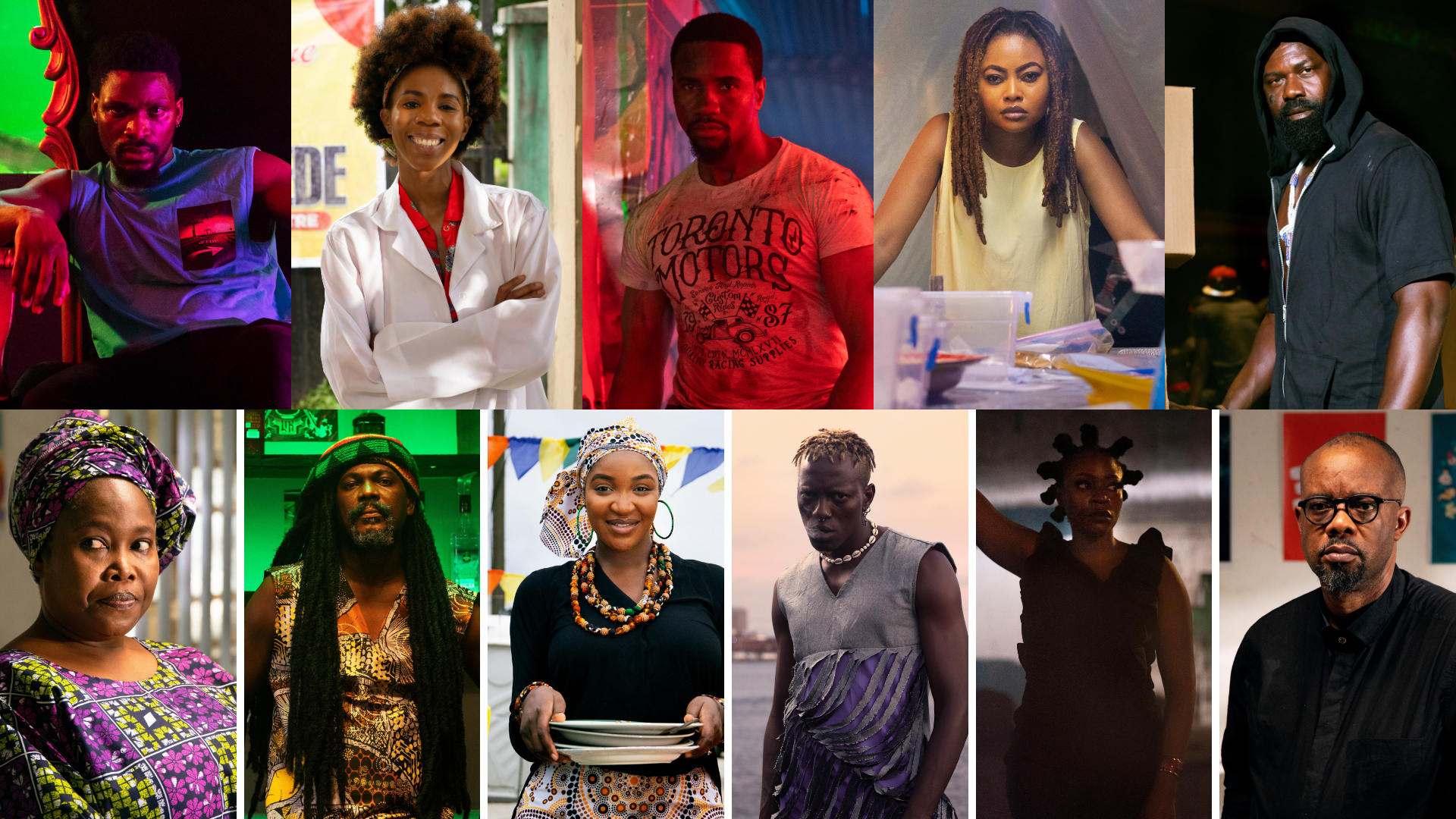 Cast of Slum King 1 - Meet the Cast of Slum King - Tobi Bakre, Teniola Aladese, Gideon Okeke, Swanky JKA, Elvina Ibru, Others