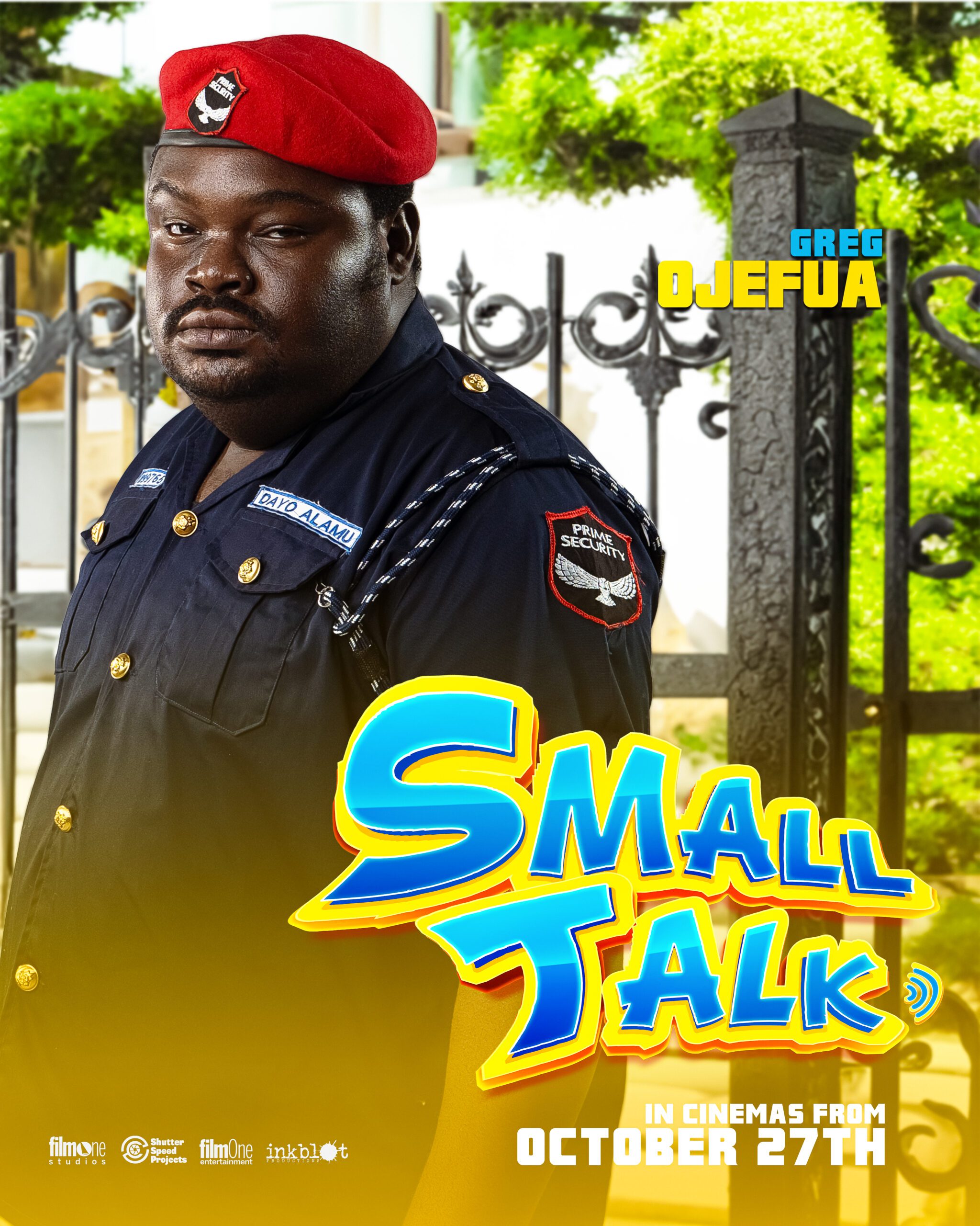 Greg scaled - ‘Small Talk’ Reveals Character Posters Before October 27th Cinema Launch: Set Premiere Party in Lagos