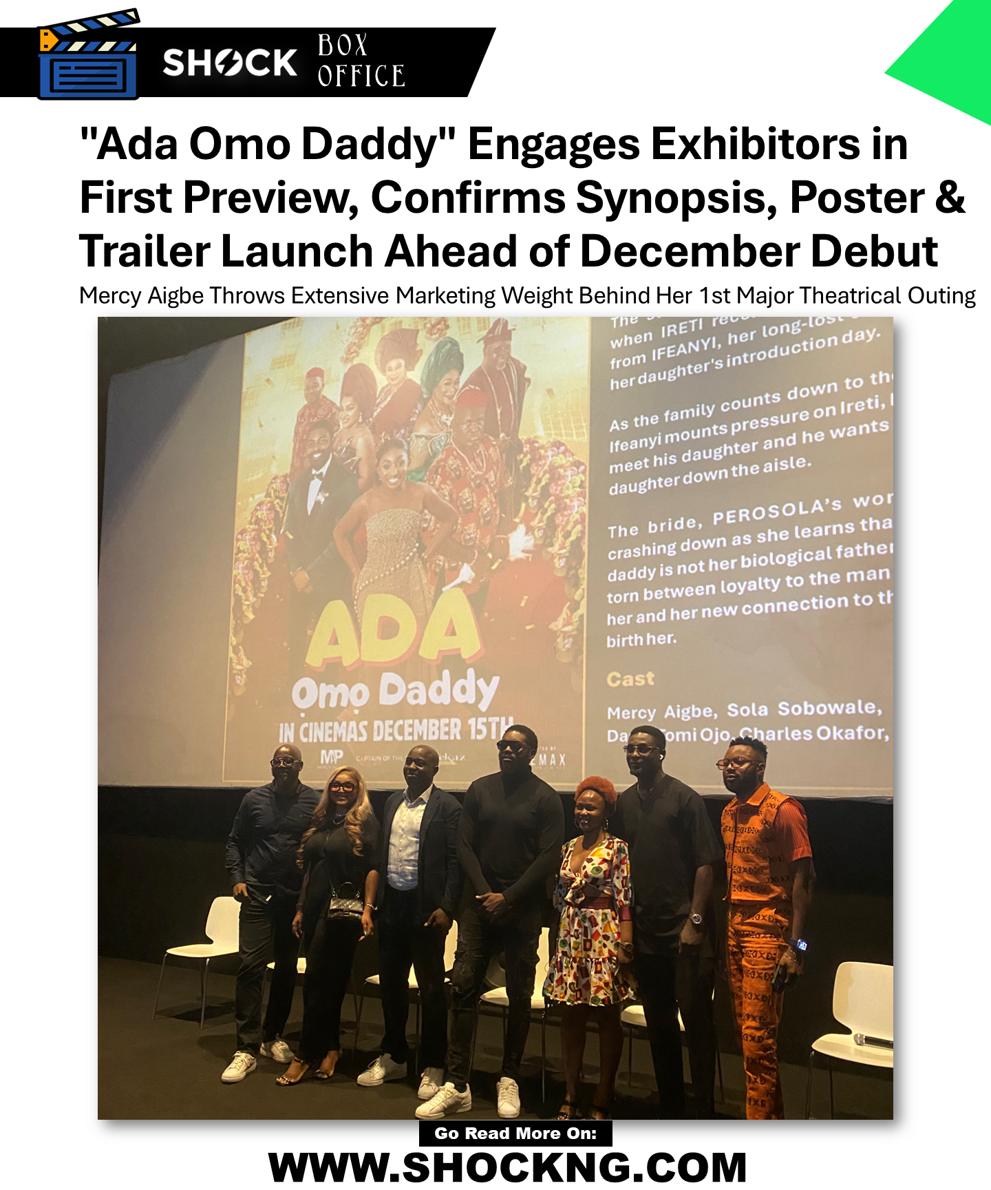 Ada omo daddy movie mercy aigbe - "Ada Omo Daddy" Engages Exhibitors in First Preview, Confirms Synopsis, Poster & Trailer Launch Ahead of December