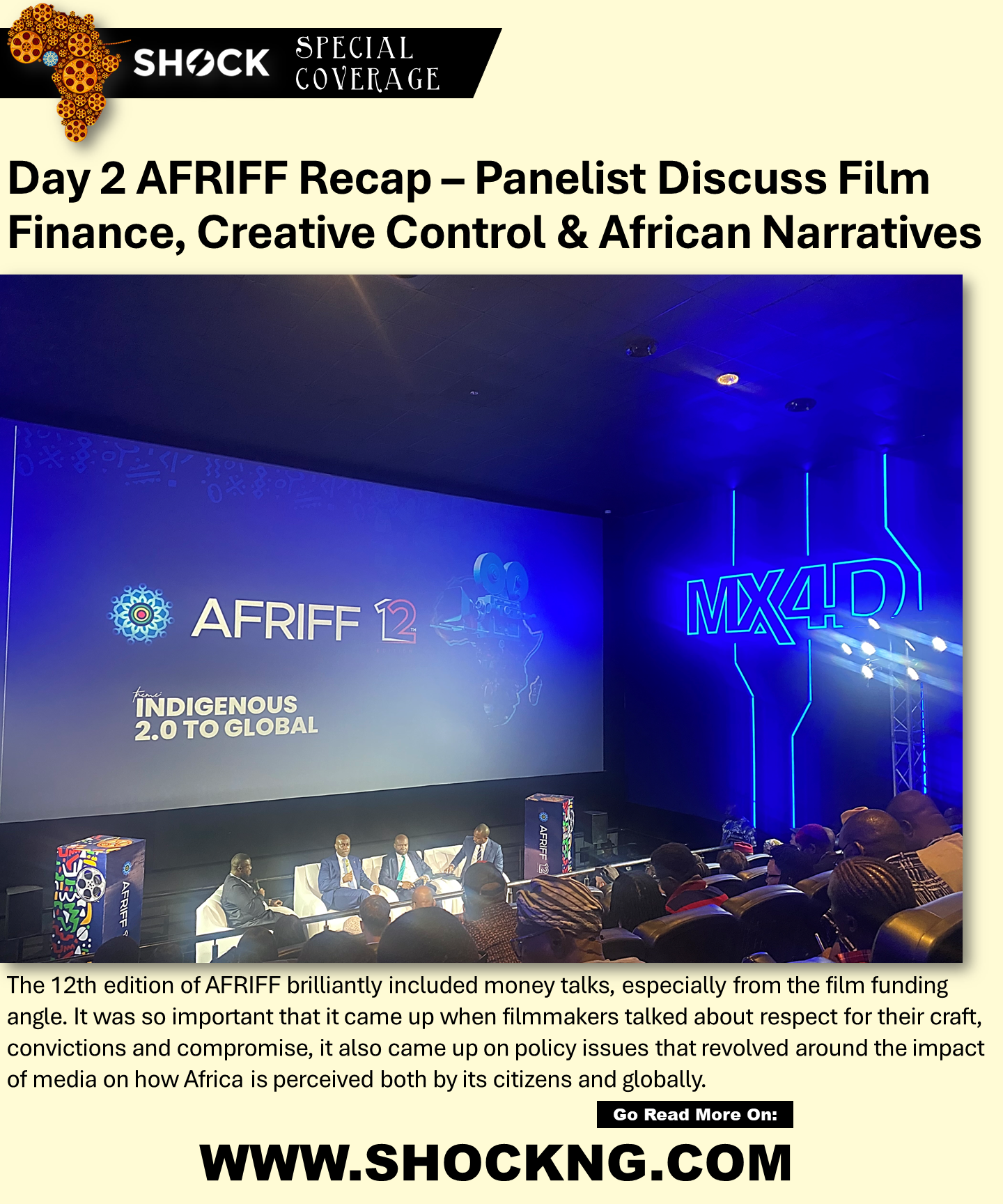 Day 2 recap AFRIFF 2023 - Day 2 AFRIFF Recap – Panelist Discuss Film Finance, Creative Control & African Narratives