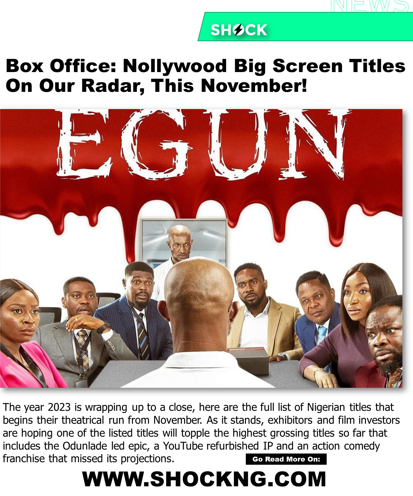 November titles - Amazing Nollywood Box Office Titles on our Radar, This November!